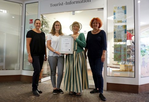 Tourist-Information Waldshut-Tiengen mit „Reisen für Alle“ zertifiziert