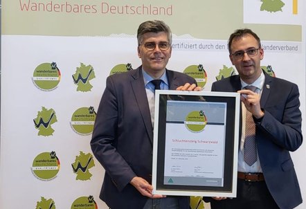 Fernwanderwege Schluchtensteig und Murgtalpfad zertifiziert
