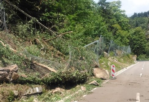 L157 durchs Schlüchttal bis auf Weiteres gesperrt