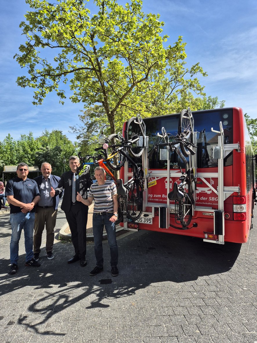 SBG-Busse erhalten Heckträger für Fahrräder