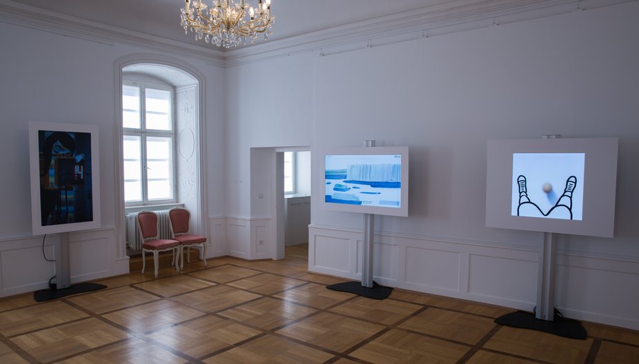 Videoinstallation des Künstlers Christoph Niemann