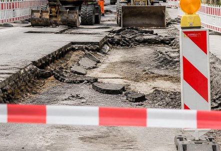 Kreisstraße 6556 zwischen Berghaus und Krenkingen wegen  Bauarbeiten gesperrt