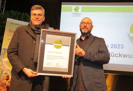 Albsteig Schwarzwald erneut als Qualitätsweg zertifiziert