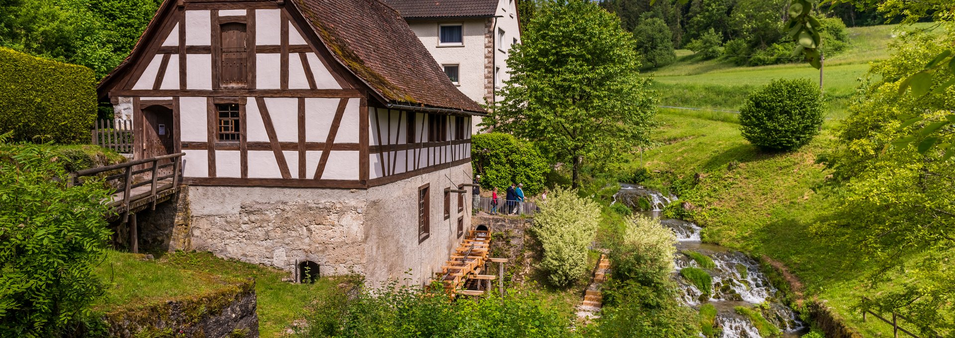 Museumsmühle im Weiler mit Lausbach