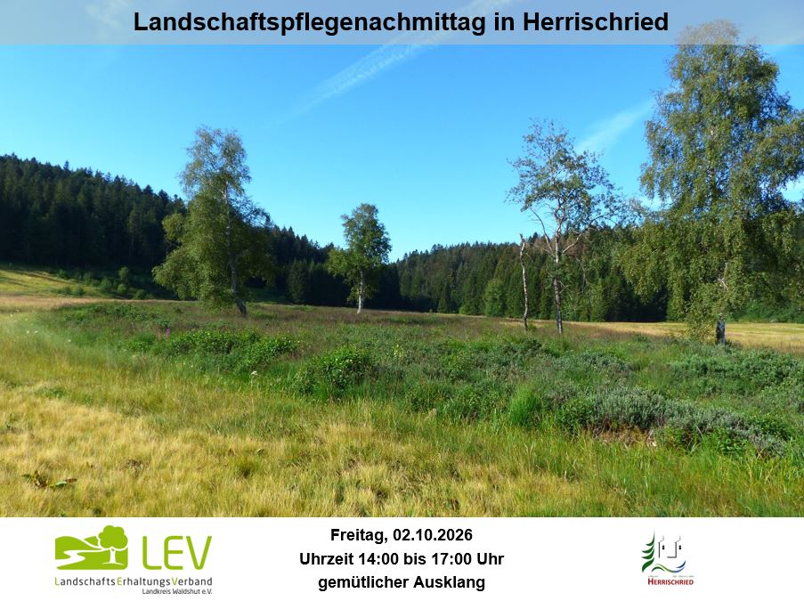 Einladung zum Landschaftspflegenachmittag in Herrischried